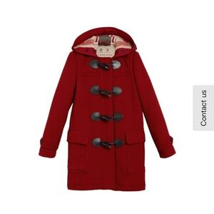 Burberry Women's Red Trench Coat